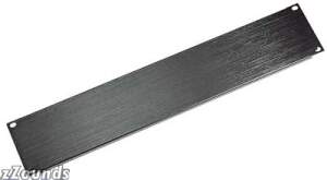 Middle Atlantic 3 Space (5 1/4 in.) Flanged Steel Blank Panel, Black Textured Finish