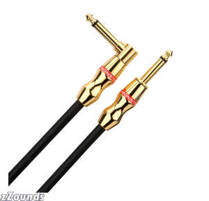 Monster Rock Guitar Cable with 1 Angled and 1 Straight Plug