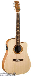 Martin DCX1E Tawny Satinwood Cutaway Acoustic-Electric Guitar