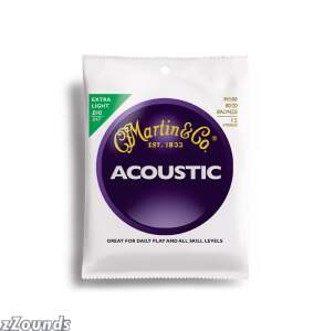 Martin M180 12-String 80/20 Bronze Acoustic Guitar Strings (Extra Light, 10-47)
