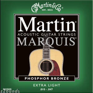 Martin M2100 Marquis Acoustic Guitar Strings (Light)
