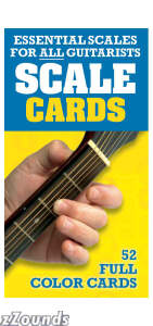 Music Sales Scale Cards 52 Full Color Cards