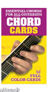 Music Sales Chord Cards 52 Full Color Cards