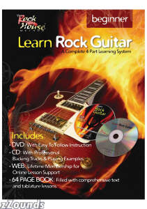 The Rock House Method Beginner Learn Rock Guitar Book