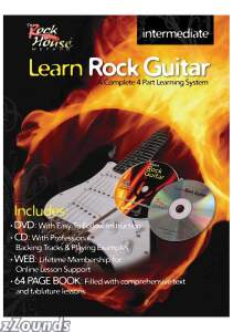 The Rock House Method Intermediate Learn Rock Guitar Book