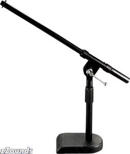 On-Stage MS7920B U Base Amplifier/Kick Drum Boom Microphone Stand