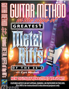Guitar Method in the Style of Greatest Metal Riffs of the 80's Video