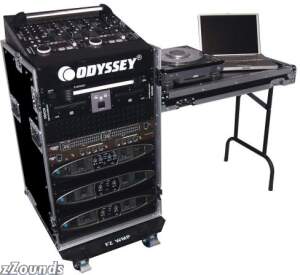 Odyssey Flight Zone Combo Rack with Casters