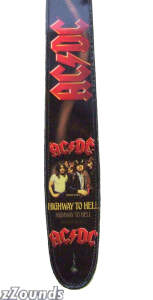 Perri's Leather 2.5-inch Leather Guitar Strap with Hi-Res Graphics