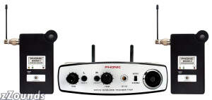 Phonic WMSYS4 Dual Channel UHF Wireless System for Active Speakers
