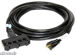 Pro Co E143PB E-Cords 3-Way Power Block Cable
