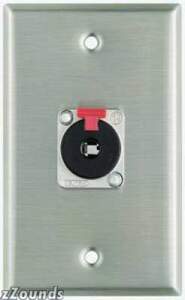 Pro Co Wall Plate with Single Female 1/4-inch TRS (Model WP1006)