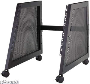QuikLok RS510 10-Space Steel Studio Rack with Casters