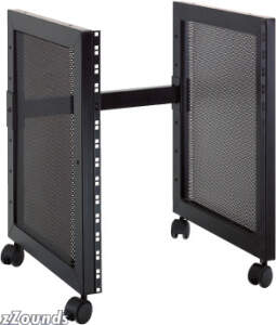 QuikLok RS513 14-Space Steel Studio Rack with Casters