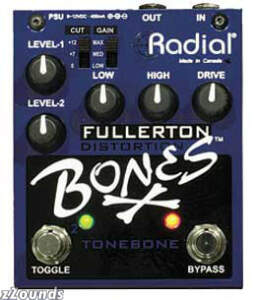 Radial Fullerton Bones Dual Distortion Pedal