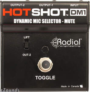 Radial Hot Shot DM1 Microphone Switcher Pedal