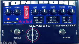 Radial TriMode Distortion Pedal