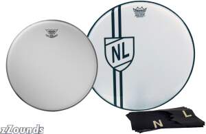 Remo Vintage Shield Bass and Vintage A Snare Drumhead Value Pack