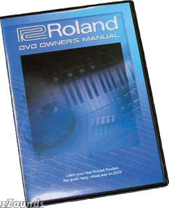 Roland DVD Owner's Manual For MV8000