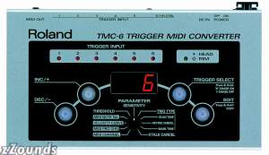 Roland TMC6 Trigger to MIDI Converter