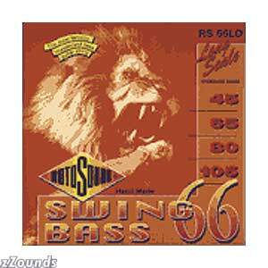 Rotosound Swing Electric Bass Guitar Strings (Model RS 66M - Medium Scale)