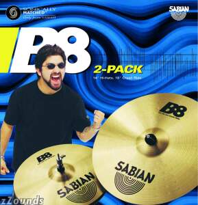 Sabian B8 2-Pack Set Cymbal Package