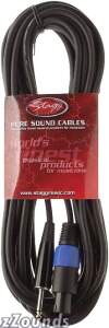 Stagg 1/4 inch to Speakon Speaker Cable
