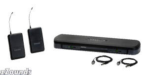 Shure PG188/PG185 Dual Lavalier Wireless System