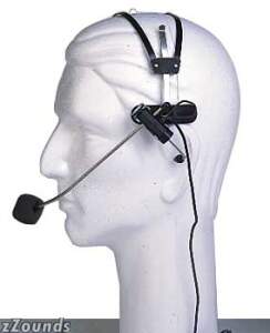 Shure SM12ACN Headworn Cardioid Dynamic Microphone with Earphone