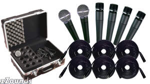 Shure SM57 and SM58 Microphone Package