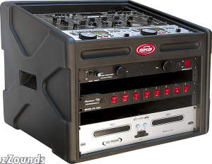 SKB 106DJ DJ Station Rack 10-Space Top, 6-Space Bottom