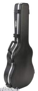 SKB 16 Shallow Roundback Shaped Hardshell Guitar Case