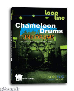 SONiVOX LoopLine Chameleon Drums 1 Funk Drums Loop Library