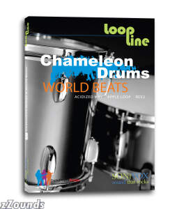 SONiVOX LoopLine Chameleon Drums 2 World Beats Loop Library