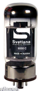 Svetlana Russian 6550C Power Amplifier Tube