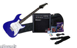 Silvertone SS11 Revolver Electric Guitar Package