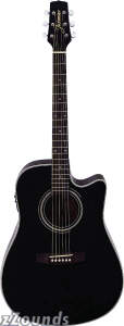 Jasmine by Takamine ES31C Dreadnought Cutaway Acoustic-Electric Guitar