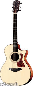 Taylor 312CE Grand Concert Cutaway Acoustic-Electric Guitar (with Case)