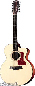 Taylor 355CE Jumbo 12-String Jumbo Cutaway Acoustic-Electric Guitar (with Case)