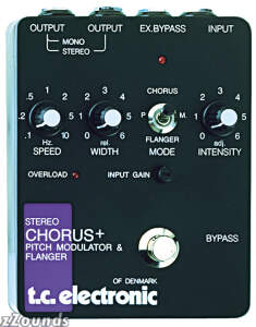 TC Electronic Stereo Chorus/Flanger Pedal