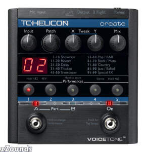 TC Helicon VoiceTone Create Vocal Effects Pedal