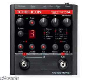 TC Helicon VoiceTone Harmony-G Guitar and Vocal Effects Pedal