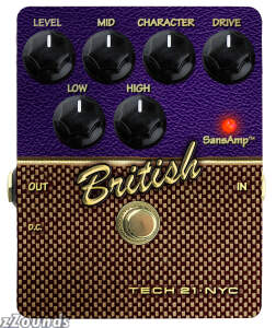 Tech21 SansAmp Character Series British Amp Pedal
