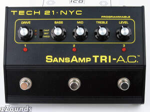 Tech21 SansAmp TRI-A.C. Triple Channel Overdrive Pedal