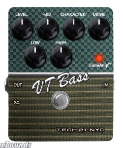 Tech21 SansAmp Character Series VT Bass Amp Pedal