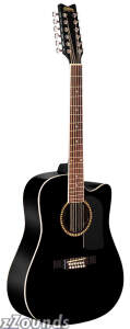 Washburn D10SCE12 12-String Dreadnought Cutaway Acoustic-Electric Guitar (with Case)