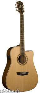 Washburn WD10SCE Dreadnought Acoustic-Electric Guitar