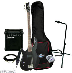 zZounds Left-Handed Bass Pack with Dean Edge E09L