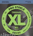 D'Addario EPS165 XL ProSteels Regular Gauge/Long Scale Bass Strings
