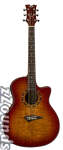 Dean Exotica Quilt Ash Acoustic-Electric Guitar
